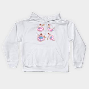 LGBT trans potions sticker set Kids Hoodie